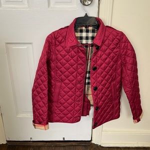 Burberry Kids Jacket Size 14Y, Brand New With Tags, Color Pink